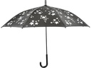 Esschert Design Regenschirm Reflektor Sterne schwarz