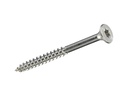 Krafter Spanplattenschrauben Senkkopf 3 x 40 mm Edelstahl, 8 Stück