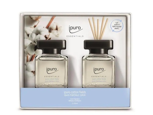 [90035007 1160841] ipuro Duftstäbchen Cotton Fields 2 x 50 ml Set 100 ml