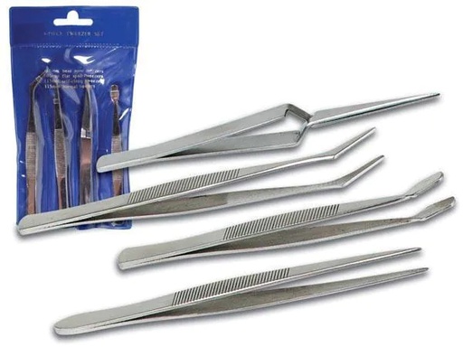 [90003482 108852] Velleman Pinzetten-Set 4-teilig