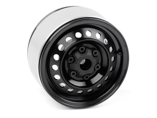 [90218423 1333920] RC4WD Felgen Rad 1.9, Aluminium, Beadlock, Schwarz, 4 Stück