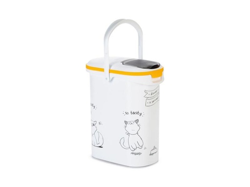 [90035151 1116674] Curver Futtercontainer Katze Dinner is served 10 l mit Griff