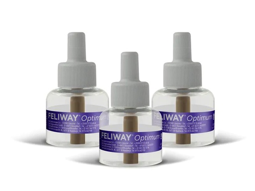 [90219136 1334324] Feliway Wohlbefinden Optimum Nachfüllflakon, 3 x 48 ml