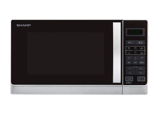 [90219268 1339125] Sharp Mikrowelle R642INW Schwarz/Silber