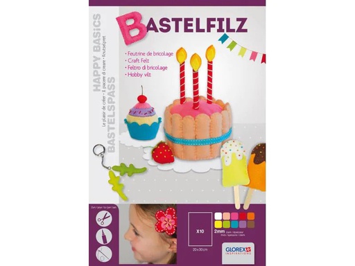 [90035233 577033] Glorex Bastelfilz 2 mm