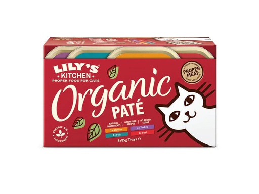 [90219375 1337841] Lily's Kitchen Bio-Nassfutter Multipack Pastete, 8 x 85 g