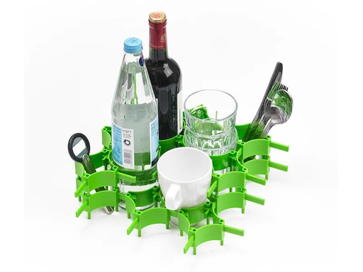 [90219522 1328129] froli Alleshalter, Set 16 Stück, Grün