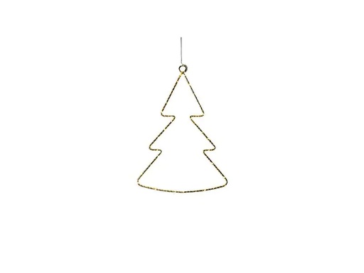 [90219535 1332307] Sirius Fensterhänger Liva Tannebaum, 30 cm, Gold