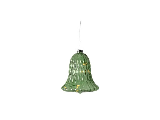 [90219698 1332320] Sirius Weihnachtskugel Luna Glocke, Ø 9 cm, Grün