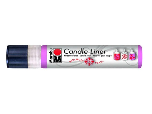 [90035299 648254] Marabu Kerzenmalfarbe Candle-Liner 25 ml, Rosa