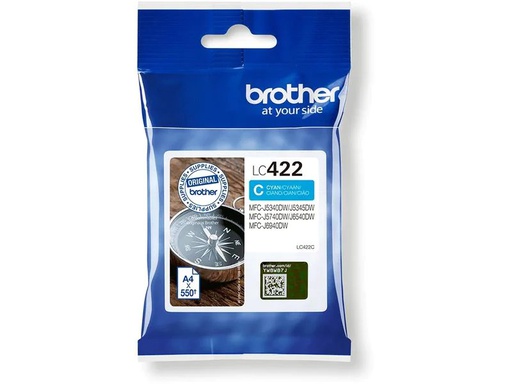 [90219812 1302614] Brother Tinte LC-422C Cyan