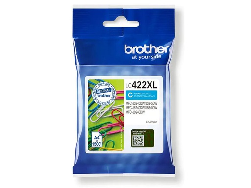 [90220104 1302619] Brother Tinte LC-422XLC Cyan
