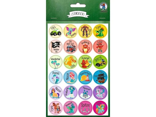 [90220205 1325767] URSUS Motivsticker Motivation 96 Stück, Mehrfarbig