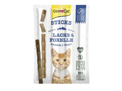 [90220269 1319207] Gimpet Katzen-Snack Sticks Lachs &amp; Forelle, 4 Stück