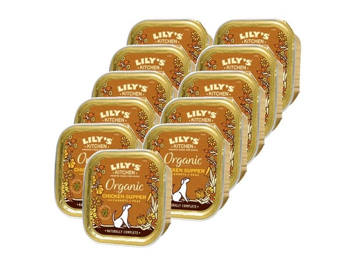 [90035486 636953] Lily's Kitchen Nassfutter Bio Huhn, 11 x 150 g