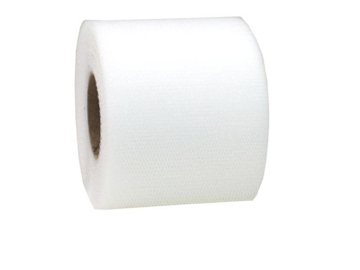 [90220343 1319068] Pattberg Textilband Verona Tüll 7.2 cm x 50 m, Weiss