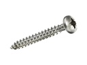 Krafter Spanplattenschrauben Pan Head 5 x 50 mm Edelstahl, 4 Stück