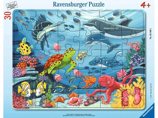 [90220514 1285437] Ravensburger Kleinkinder Puzzle Unten im Meer