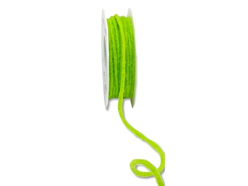 [90220860 1319102] Pattberg Textilband Elbe Wolle 0.5 cm x 15 m, Hellgrün