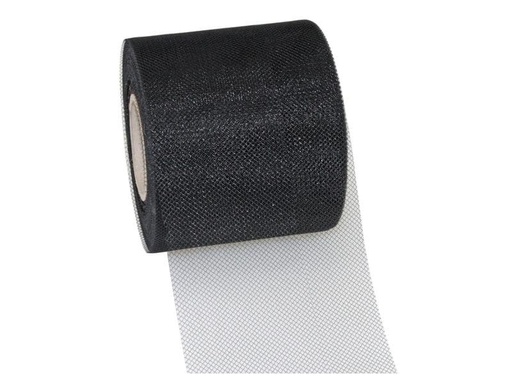 [90220891 1319069] Pattberg Textilband Verona Tüll 7.2 cm x 50 m, Schwarz