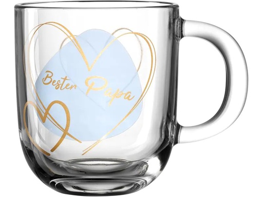 [90220985 1345378] Leonardo Kaffeetasse Emozione – Bester Papa 400 ml, 1 Stück