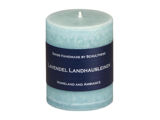 [90035693 946376] Schulthess Kerzen Duftkerze Lavendel Landhausleinen 8 cm
