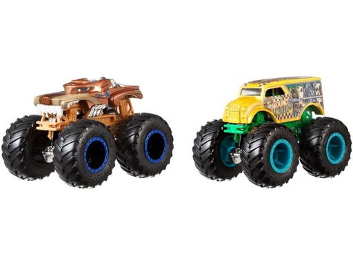 [90221408 1332446] Hot Wheels Monster Trucks 1:64 Die-Cast 2er-Pack