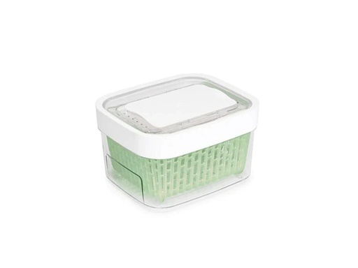 [90035803 699921] Oxo Good Grips Vorratsbehälter Greensaver 1.5 l, Grün/Transparent/Weiss