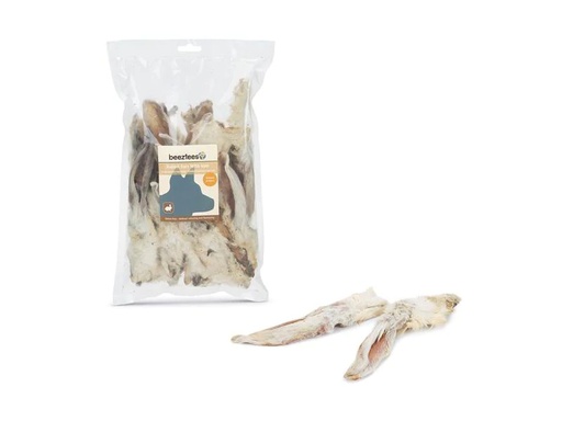 [90221598 1311945] Beeztees Kausnack Kaninchenohren mit Fell, 200 g