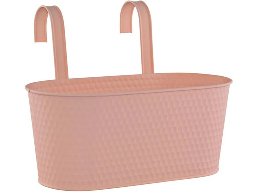 [90221712 1334911] Dameco Blumentopf mit zwei Haken 14 cm, Orange