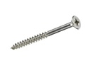 Krafter Spanplattenschrauben Senkkopf 5 x 50 mm Edelstahl, 4 Stück