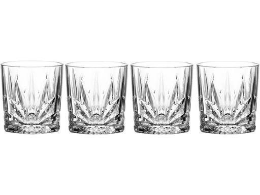 [90221961 1344544] Leonardo Whiskyglas Capri 220 ml, 4 Stück, Transparent