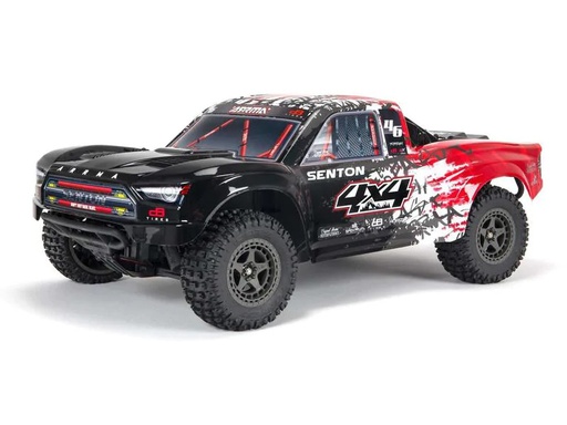 [90222041 1312300] Arrma Short Course Truck Senton BLX3S 4WD, Rot ARTR, 1:10