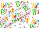 Braun + Company Geschenkpapier Birthday 80 g/m², Mehrfarbig, 70 cm x 2 m