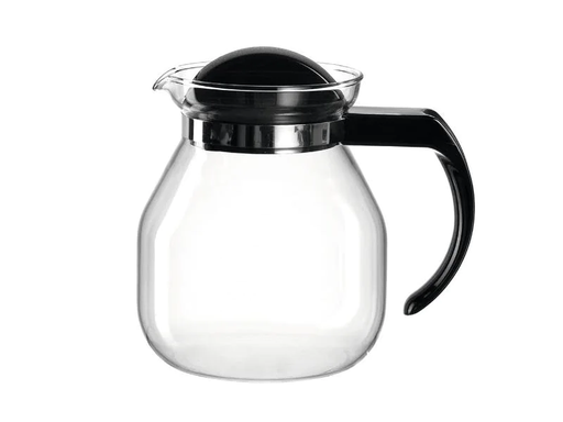 [90036054 1063645] Montana Teekanne CONTENT 1 l, Schwarz/Transparent
