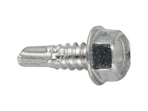 [90222946 1287492] Krafter Selbstbohrschrauben Sechskantkopf 5.4 x 25 mm Stahl, 6 Stück