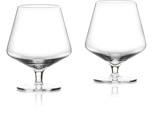 [90222963 1304683] Zone Denmark Cognacglas Rocks 500 ml, 2 Stück, Transparent