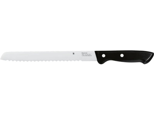 [90222990 1340857] WMF Brotmesser Classic Line 21 cm, Schwarz
