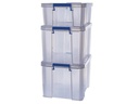 Fellowes Aufbewahrungsbox ProStore Bonus Set 3 Semitransparent