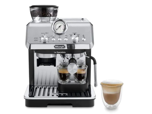 [90223310 1319171] De'Longhi Siebträgermaschine EC9155.MB La Specialista Arte Silber