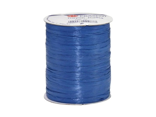[90223353 1318971] Pattberg Geschenkband Raffia Rayon 100 m, Royalblau