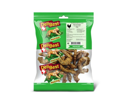 [90036314 569517] DeliBest Kaustange Premium Hähnchenhälse, 250 g