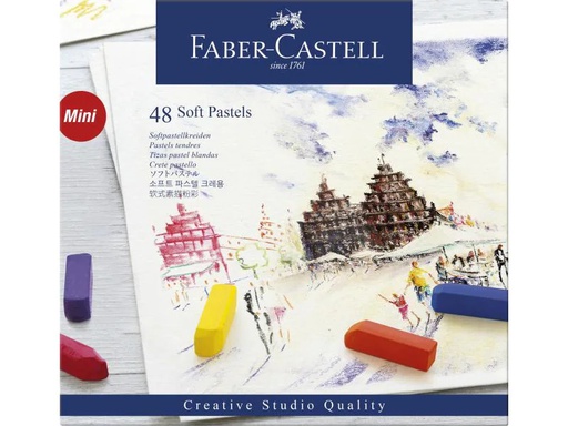 [90036332 807247] Faber-Castell Pastellkreide Soft Mini 48 Stück