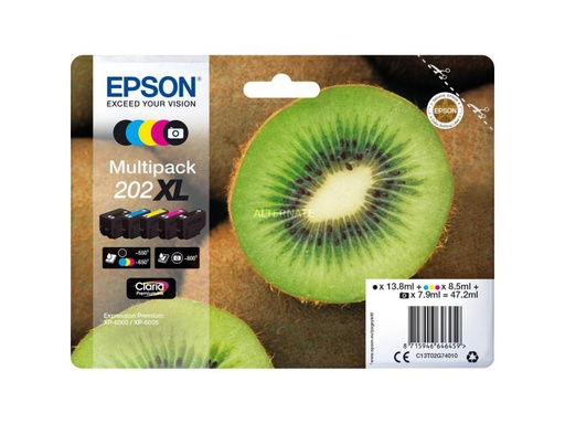 [90036364 719405] Epson Tinte 202 XL / C13T02G74010