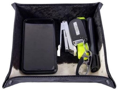 [90223569 1328665] Alpenleder Hosentaschendepot Gruschtler 17x17cm, Kuhfell