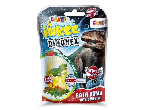 [90223651 1335509] Craze Badekugel Inkee Dinorex Badebombe mit Überraschung 1 Stück