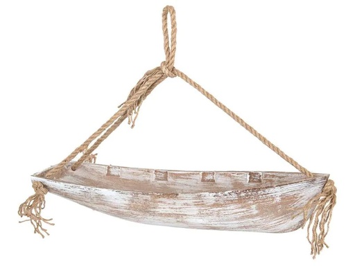 [90223668 1331194] Dekomat AG Aufhänger Boot mit Seilhänger 42 x 10 cm