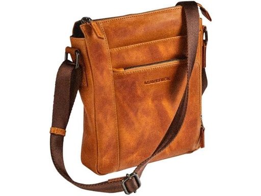 [90223678 1318275] Maverick Umhängetasche Original Small 21 x 25 x 5.5 cm, Cognac