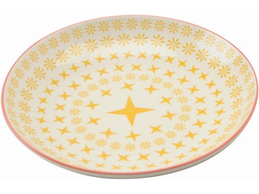 [90223881 1346493] Haynan Suppen- &amp; Pastateller Ø 25 cm, 1 Stück, Gelb