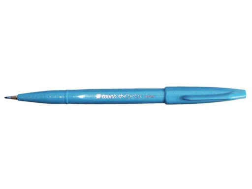 [90036432 1072367] pentel Filzstift Brush Sign Hellblau, 1 Stück